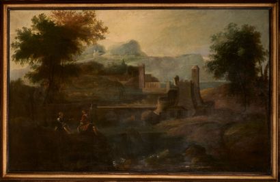 18th century Italian school
Hunters stopping...