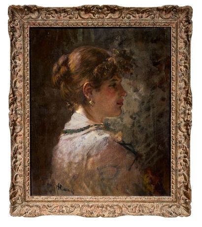 Antonio MANCINI (1852-1930)
Portrait of a...