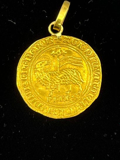 Pendentif en or 18 K (750 °/°°) composé d'un...
