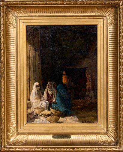 Alfred CHATAUD (1833-1908)
Orientals seated...