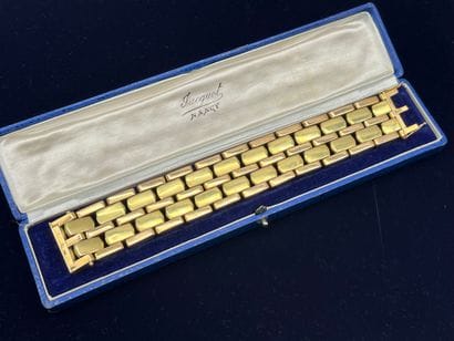 Bracelet manchette articulé en or 18 K (750...