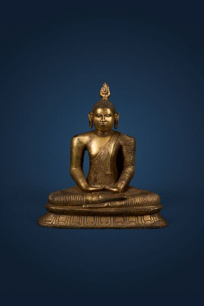 Seated Buddha, Sri Lanka, Kandy period, 19th...