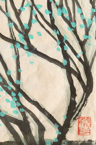 Bai Xueshi, 白雪石 (1915-2011). 
Fisherman singing...