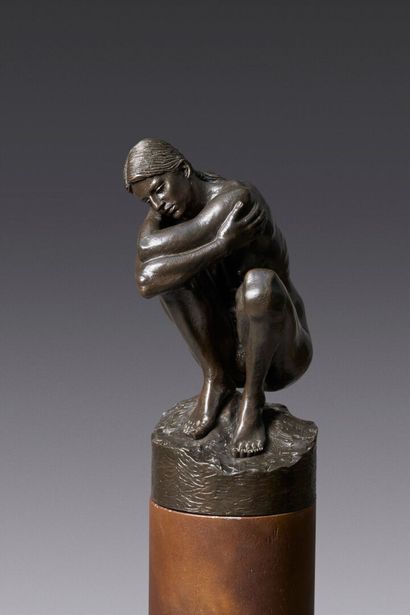 Irénée DURIEZ (born 1950)
Seated nude woman
Sculpture...