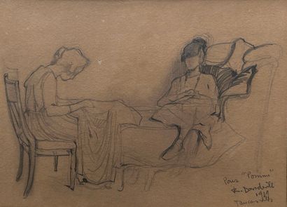 Lot comprenant :
- Katharine KIMBALL (1866-1949)
Vue...