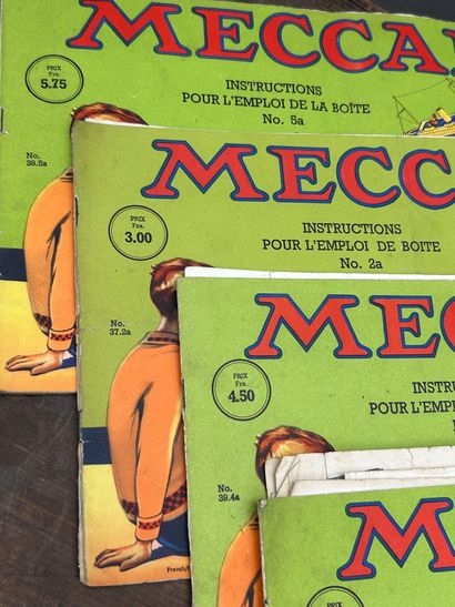 MECCANO, Paris. 
Partie de jeu de construction...