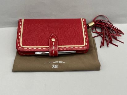 LANCEL PARIS. Sac avec bandoulière en cuir...