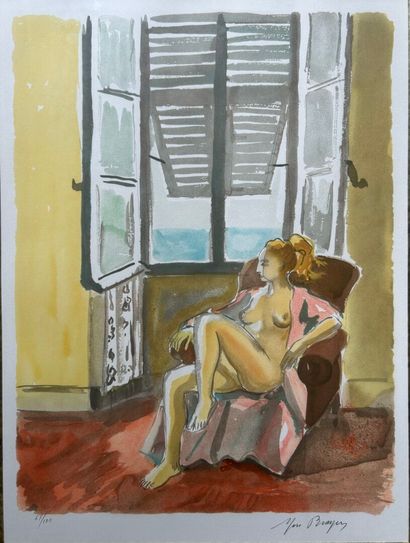 Lot comprenant : 
- Yves BRAYER (1907-1990).
Chevaux...