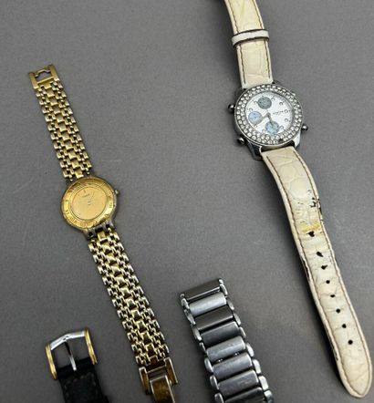 Lot comprenant 13 montres par Swatch, Tissot,...