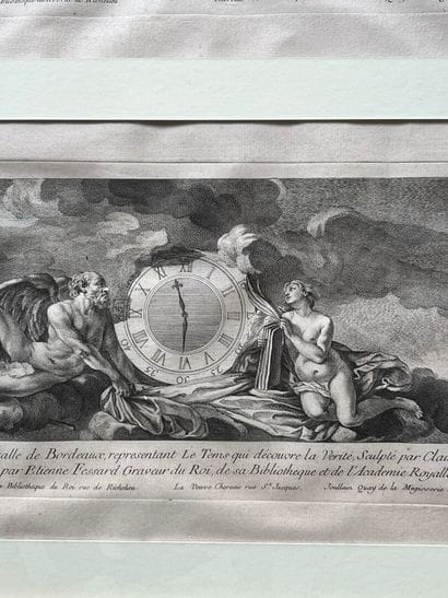 Lot comprenant : 
- Étienne FESSARD (1714-1777),...