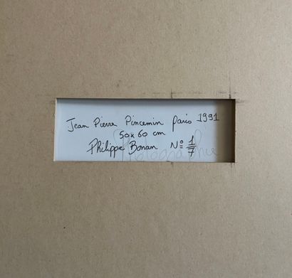 Lot comprenant: 
- Philippe BONAN (né en...