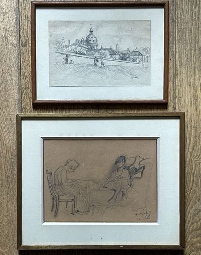 Lot comprenant :
- Katharine KIMBALL (1866-1949)
Vue...