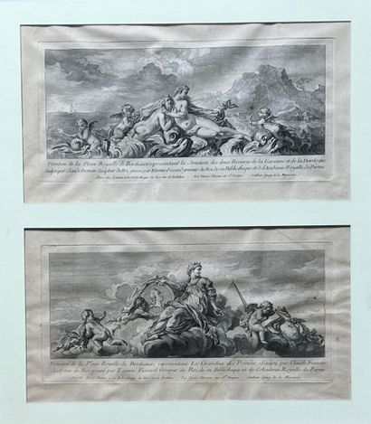 Lot comprenant : 
- Étienne FESSARD (1714-1777),...