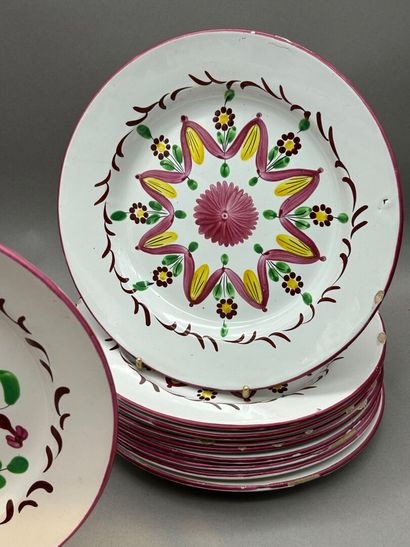 SAINT-CLÉMENT
Lot de 20 assiettes plates...