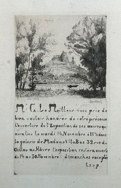 Lot comprenant : 
- Georges LE MEILLEUR (1861-1945)
Travaux...