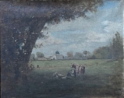 École française de la fin du XIXe siècle
Vaches...