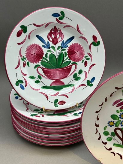 SAINT-CLÉMENT
Lot de 20 assiettes plates...