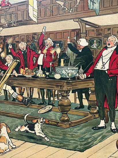 Lot comprenant :
- Cecil ALDIN (1870-1935)
The...