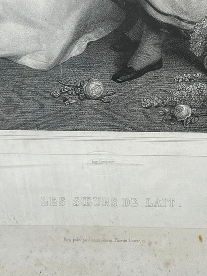 Lot comprenant : 
- D'après Thomas GAINSBOROUGH...