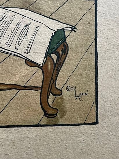 Lot comprenant :
- Cecil ALDIN (1870-1935)
The...