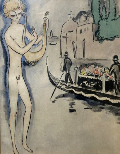 SAUDÉ, d'après Kees VAN DONGEN (1877-1968)
Cupidon,...