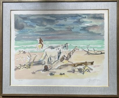 Lot comprenant : 
- Yves BRAYER (1907-1990).
Chevaux...