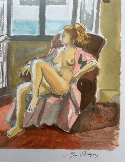 Lot comprenant : 
- Yves BRAYER (1907-1990).
Chevaux...