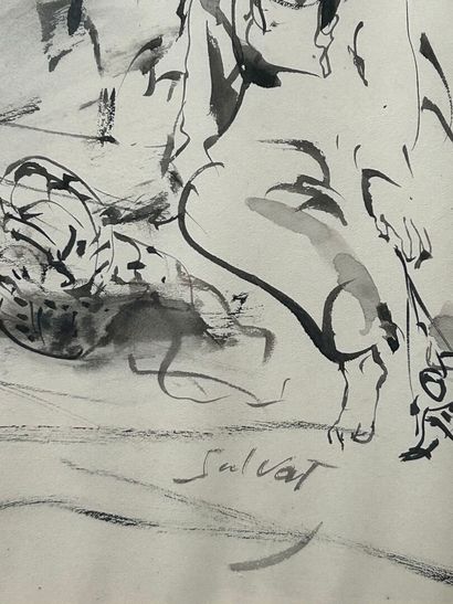 Lot comprenant: 
- Eugène BERMAN (1899-1972)
Étude...