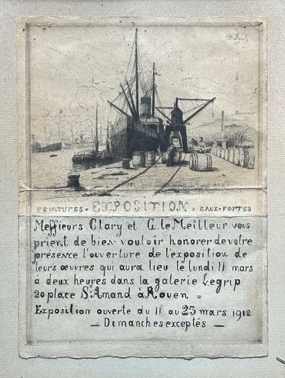 Lot comprenant : 
- Georges LE MEILLEUR (1861-1945)
Travaux...