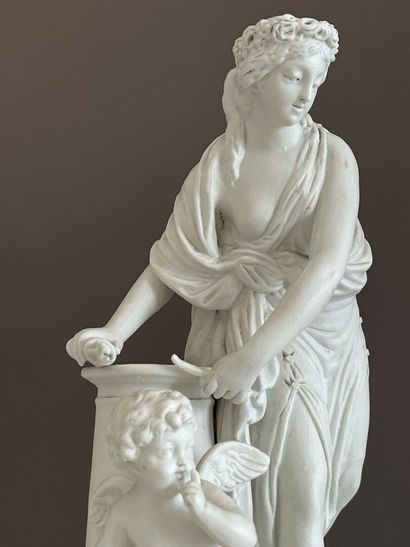 Lot comprenant: 
- D'après un modèle de Louis-Simon...
