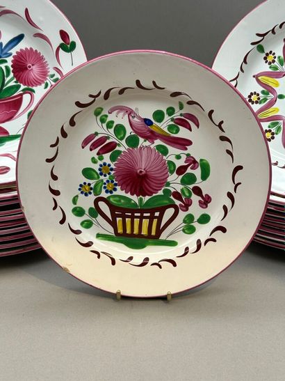 SAINT-CLÉMENT
Lot de 20 assiettes plates...