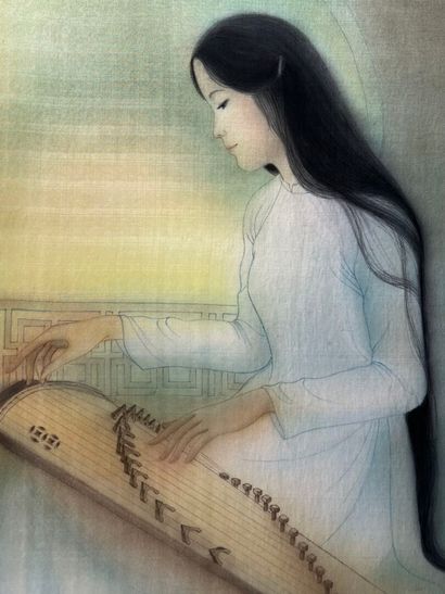 HANH THUY (20th century). 
Portrait of a...