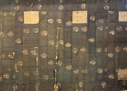 Japanese seven jo uttaraso type kesa in silk...