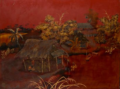20th century Vietnamese school
View of a...