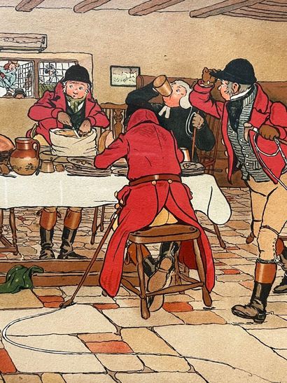 Lot comprenant :
- Cecil ALDIN (1870-1935)
The...