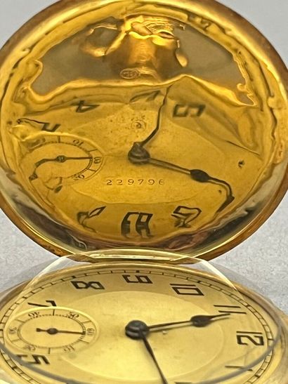 Montre de gousset savonnette en or 18 K (750...
