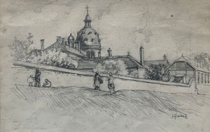 Lot comprenant :
- Katharine KIMBALL (1866-1949)
Vue...