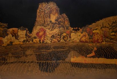 Attribué à PHAM HAU (1903-1995) 
École des...