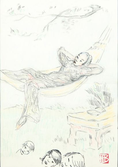 MARCEL BERNANOSE (1884-1952)

Jeune femme...