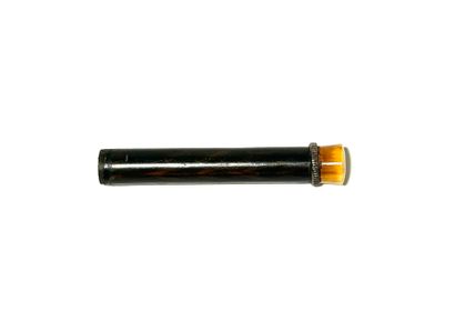 *Travel opium pipe in horn, in two parts....