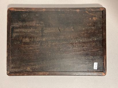 Set of items including: 
- An exotic wood...