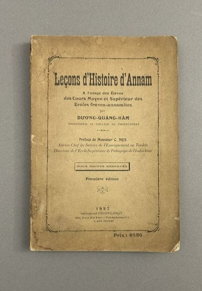 1927. 
Du'o'ng-Quàng-Hàm, professor at the...