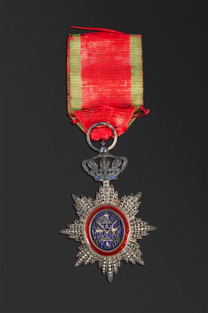 ROYAL ORDER OF CAMBODIA. 
- Silver knight's...