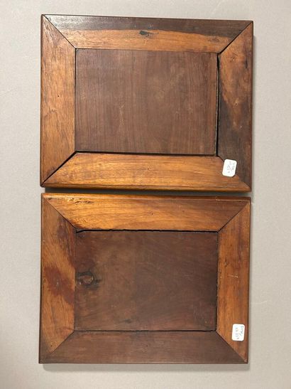 Reunion of two rectangular frames in exotic...