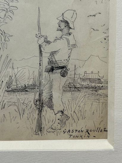Gaston ROULLET (1847-1925). 
Official Navy...