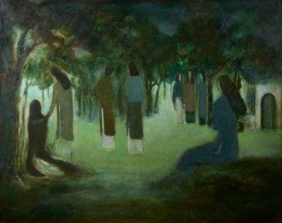THUAN THAI (1919-2007).
Jeunes femmes dans...