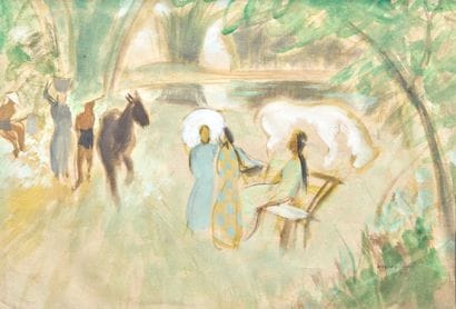 NGUYEN VAN ANH (1914-2000)
École des Beaux-Arts...