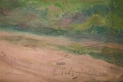 Paul Léon FREQUENEZ (1876-1943).
Charrette...