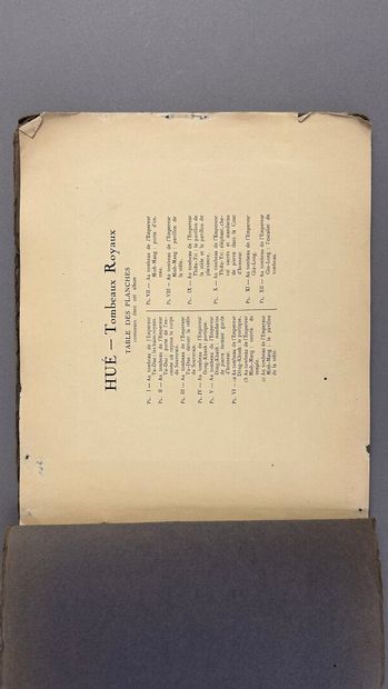 56Hué. Royal Tombs. Italian-style hardback...