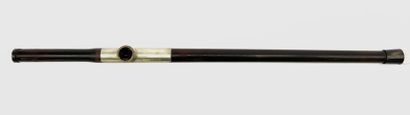 Fine bamboo opium pipe, baitong (paktong)...